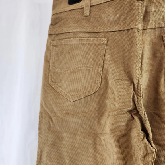 Lee Riders Boot Cut Tan Corduroy Men's Pants 34,36x34 - Picture 3 of 9